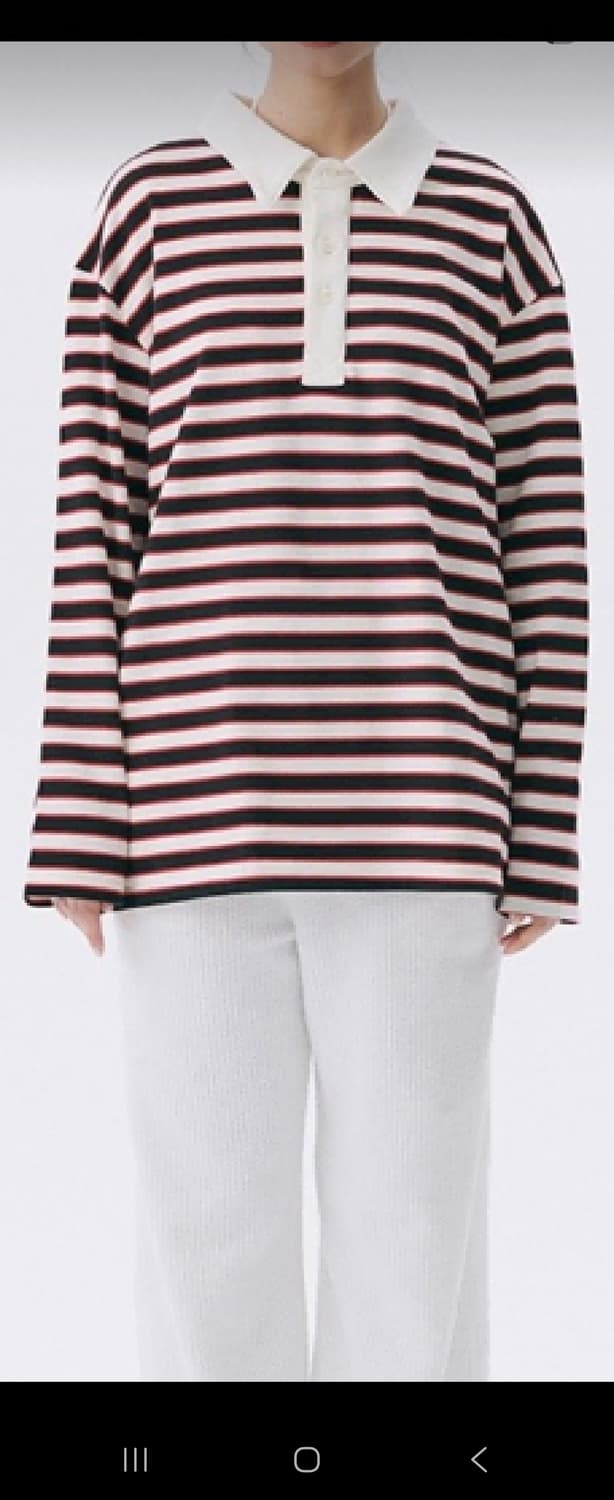 [새 상품] 준준스페이스 스트라이프 티셔츠 상품이미지1