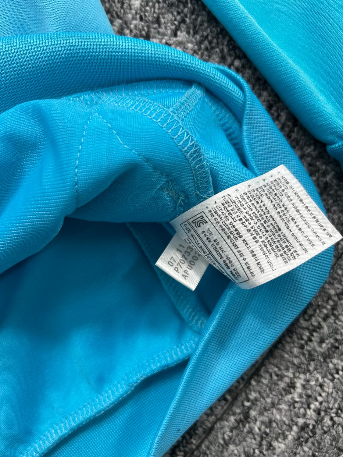 아디다스 스카이블루 트랙탑 져지 M 상품이미지7