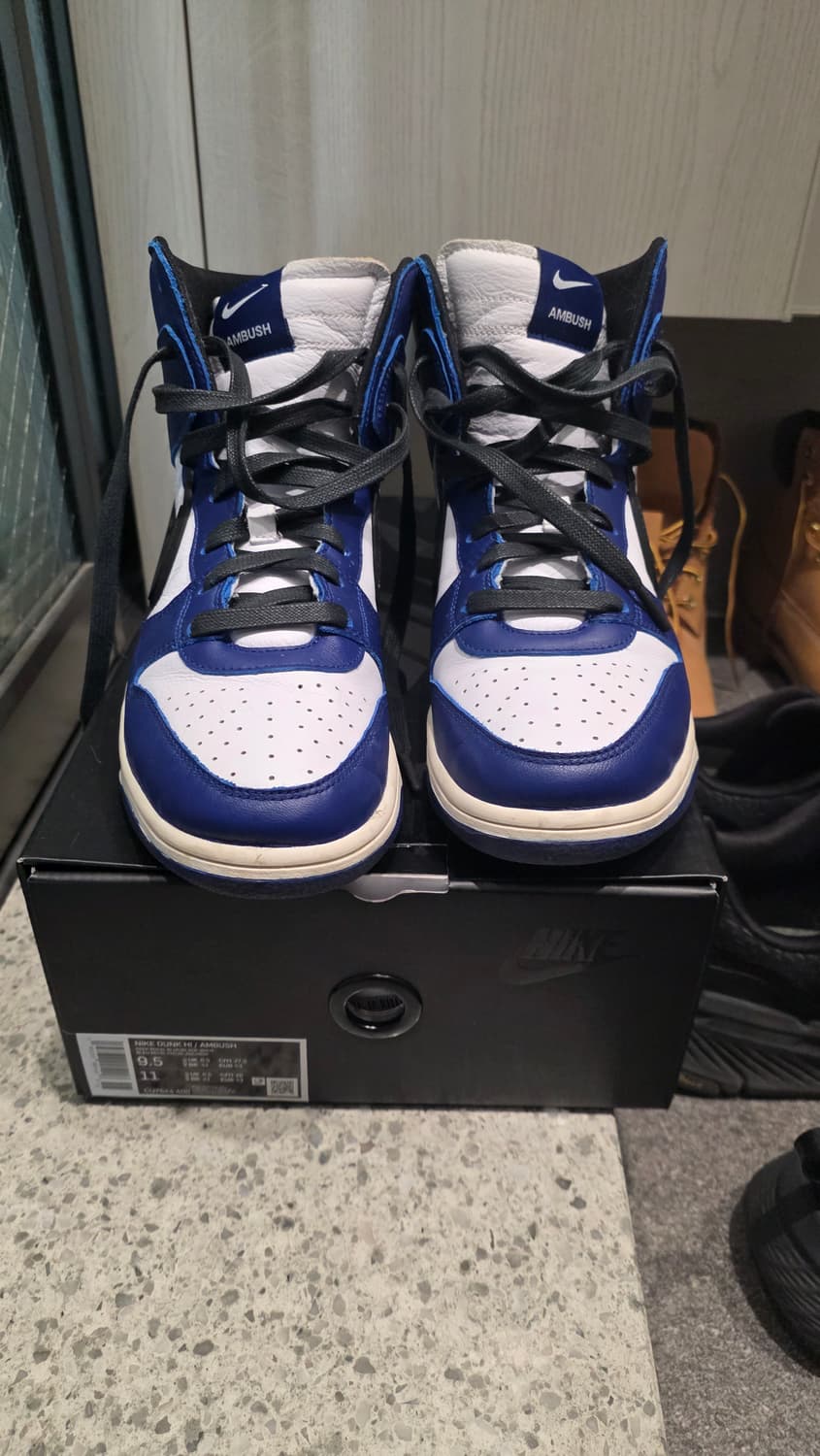 나이키 x 앰부쉬 덩크 하이 딥 로얄 블루 275 상품이미지1