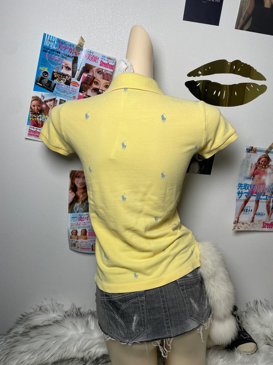 Polo 연노랑 민트 반팔 카라티 상품이미지2