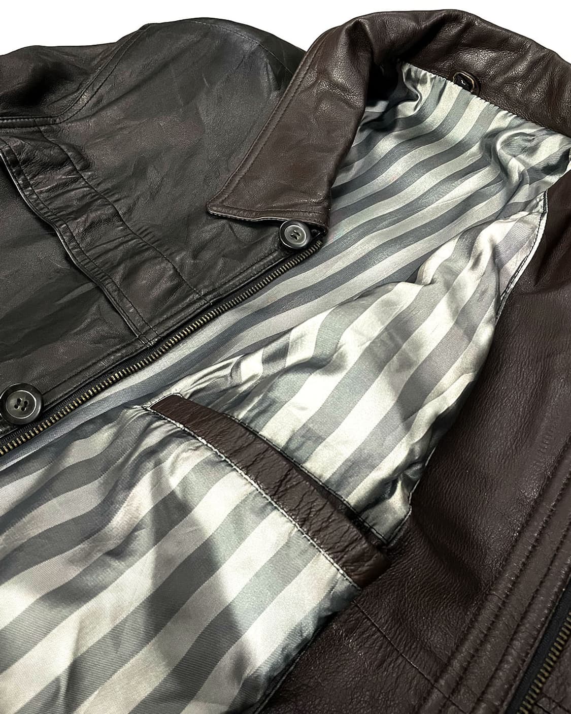 vintage 양가죽 하프 코트 자켓  상품이미지7