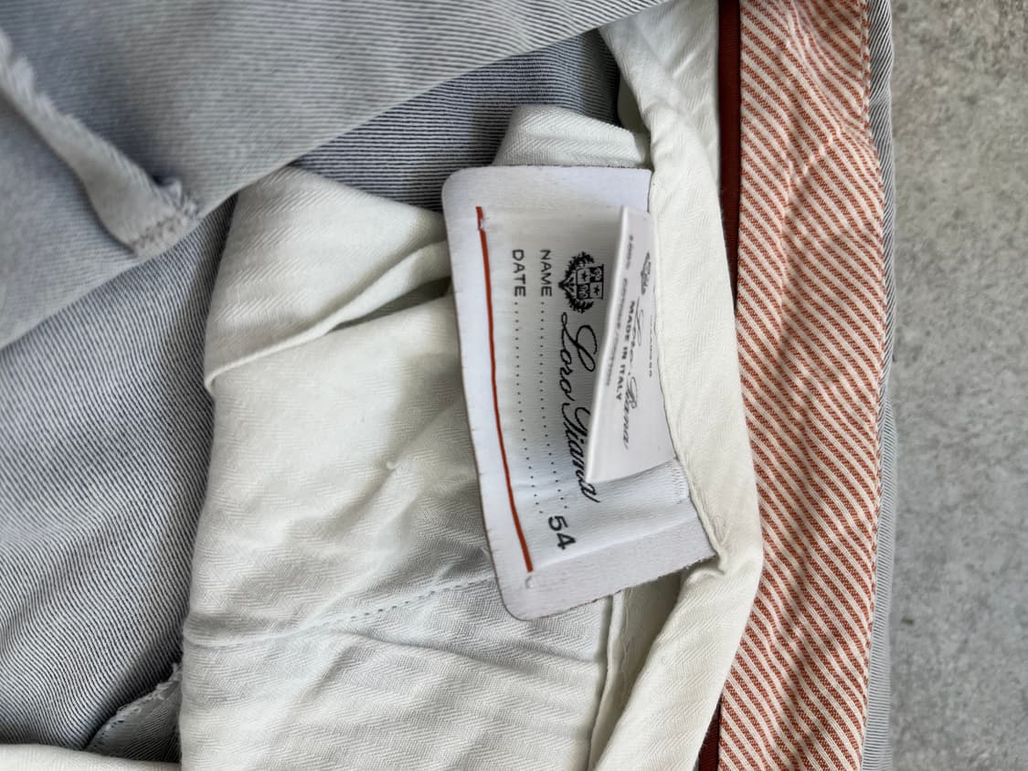 로로피아나 남성 면바지 그레이  상품이미지4