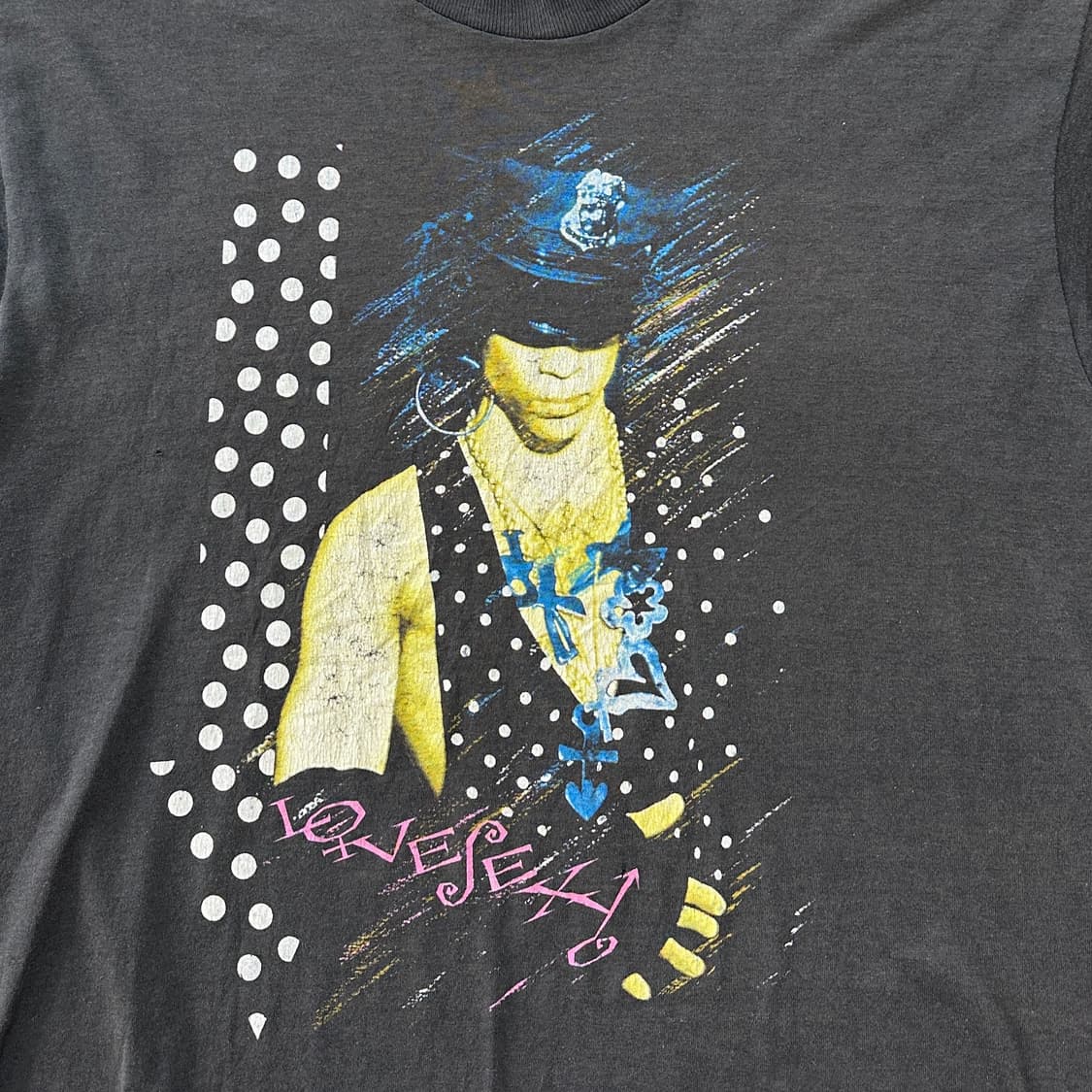 80s USA 프린스 Lovesexy 빈티지 싱글스티치 티셔츠 XL 상품이미지3