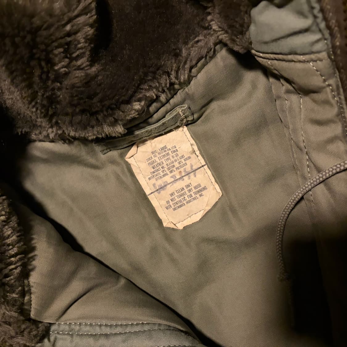 90S N3B MILITARY PARKA L 상품이미지6