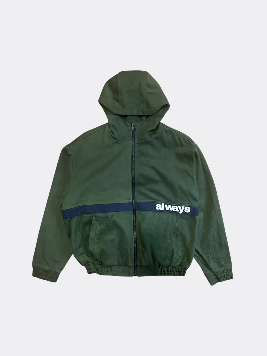 Always do what you should do 후드자켓 그린 상품이미지1