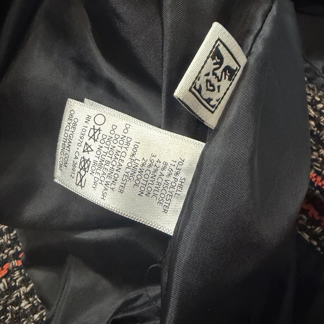 OBEY 오렌지 멀 로니 자켓 상품이미지5