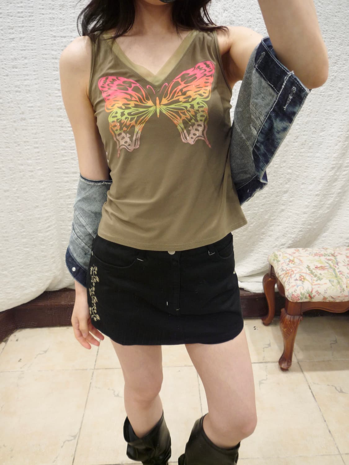 Butterfly sleeveless 상품이미지1