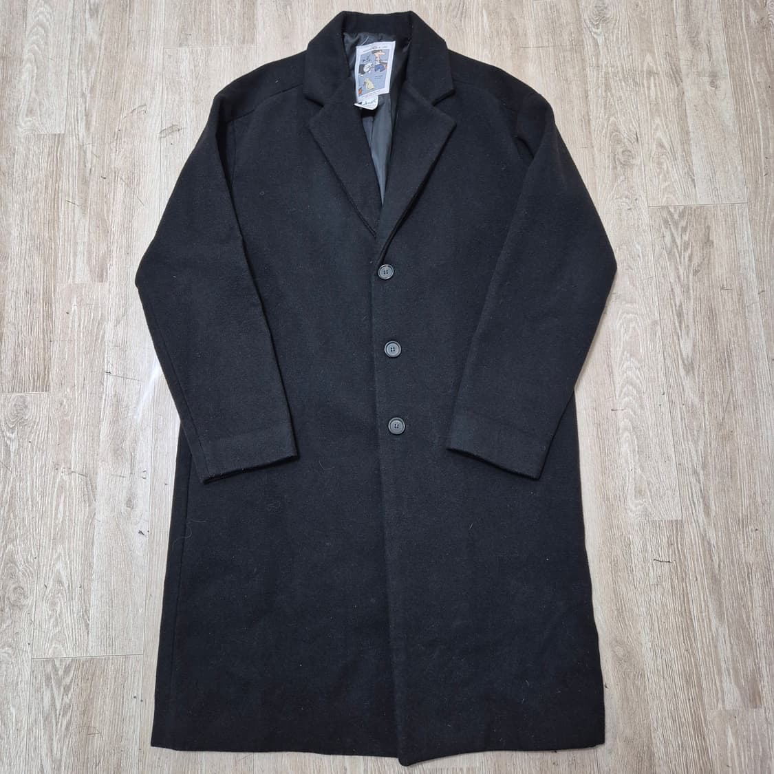 어커버 남성 미니멀 울 싱글 코트 상품이미지1