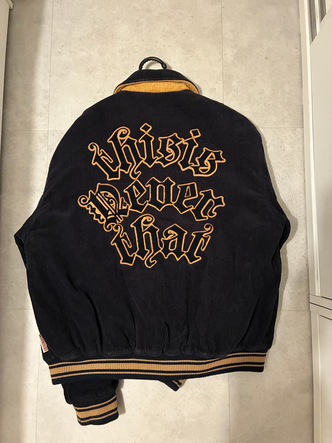 디스이즈네버댓 디네댓 코듀로이 바시티 자켓 상품이미지2