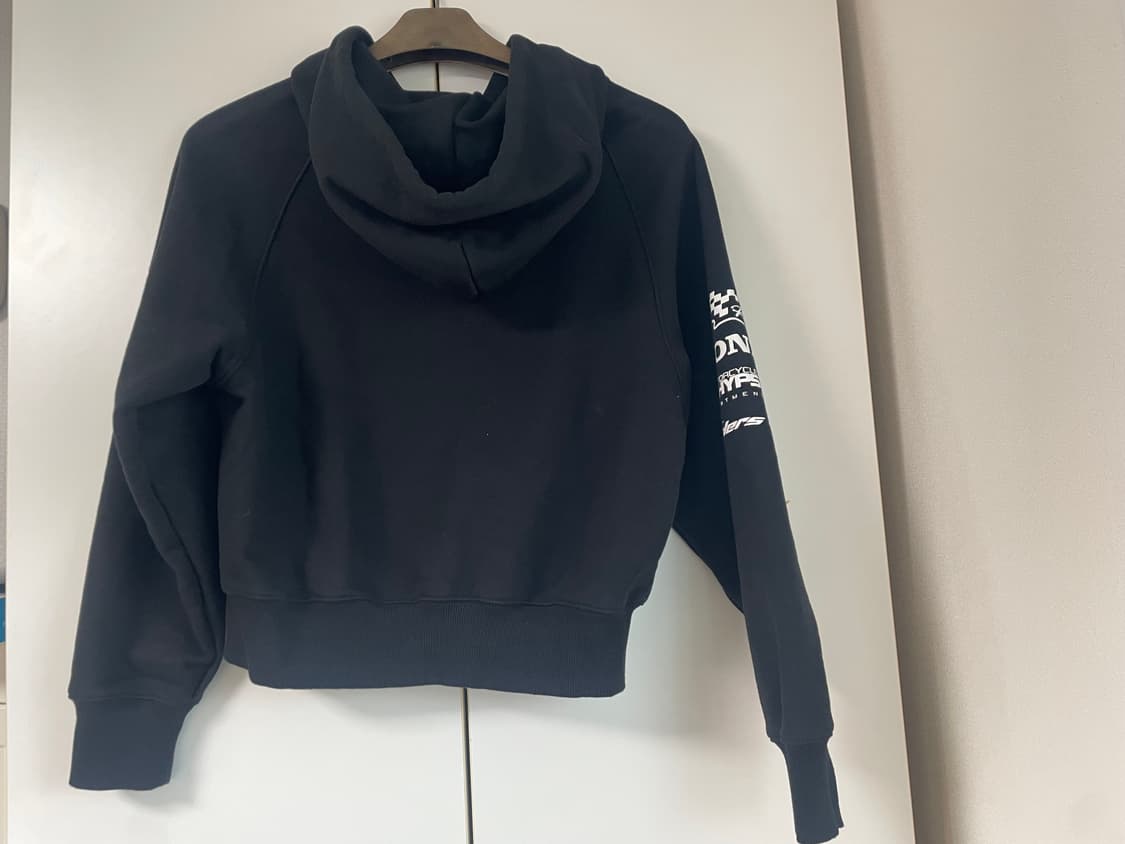 혼다 레이싱 로고 블랙 후드 집업 상품이미지2