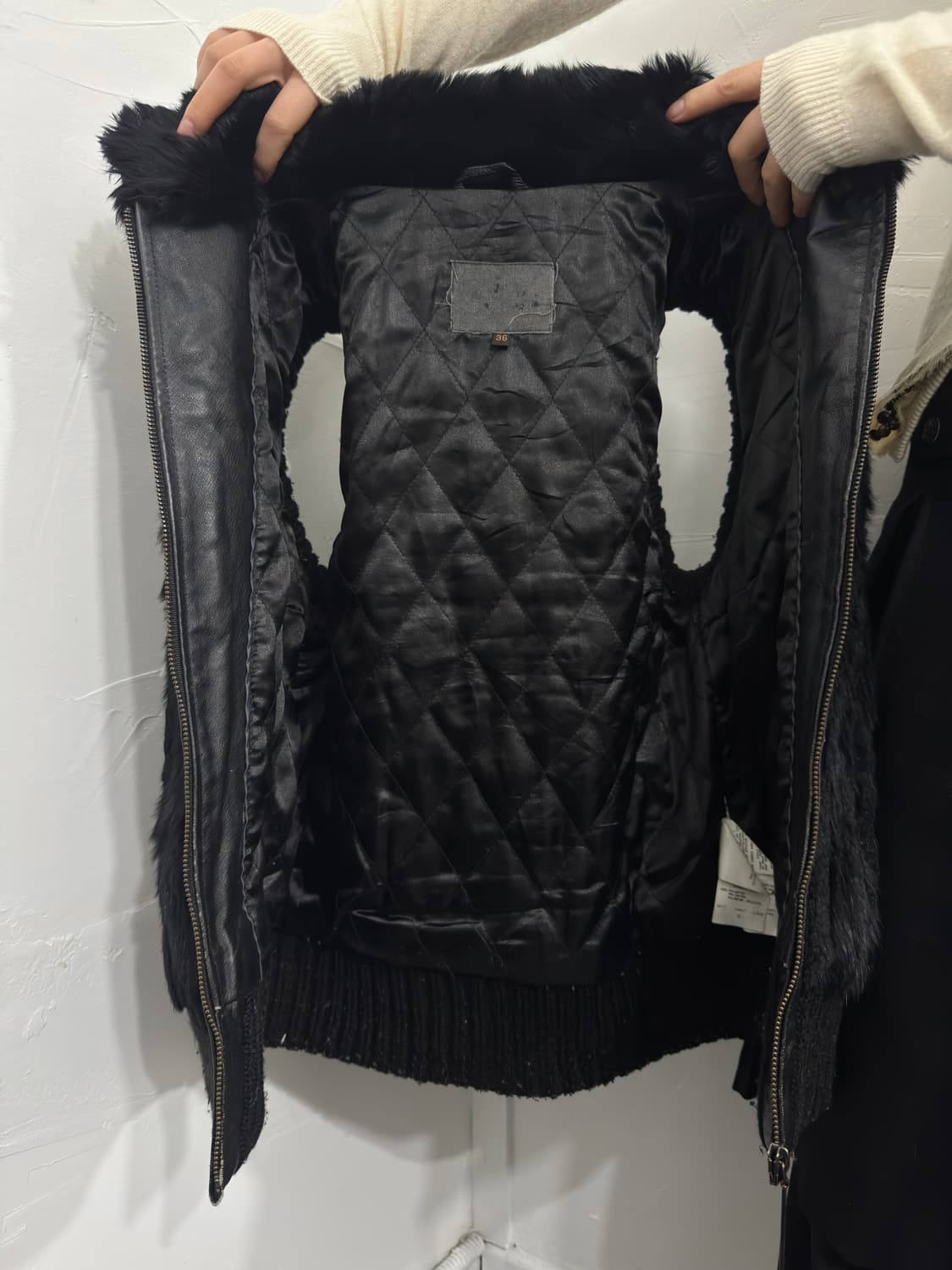 adolfo dominguez fut detail vest zipup 상품이미지6
