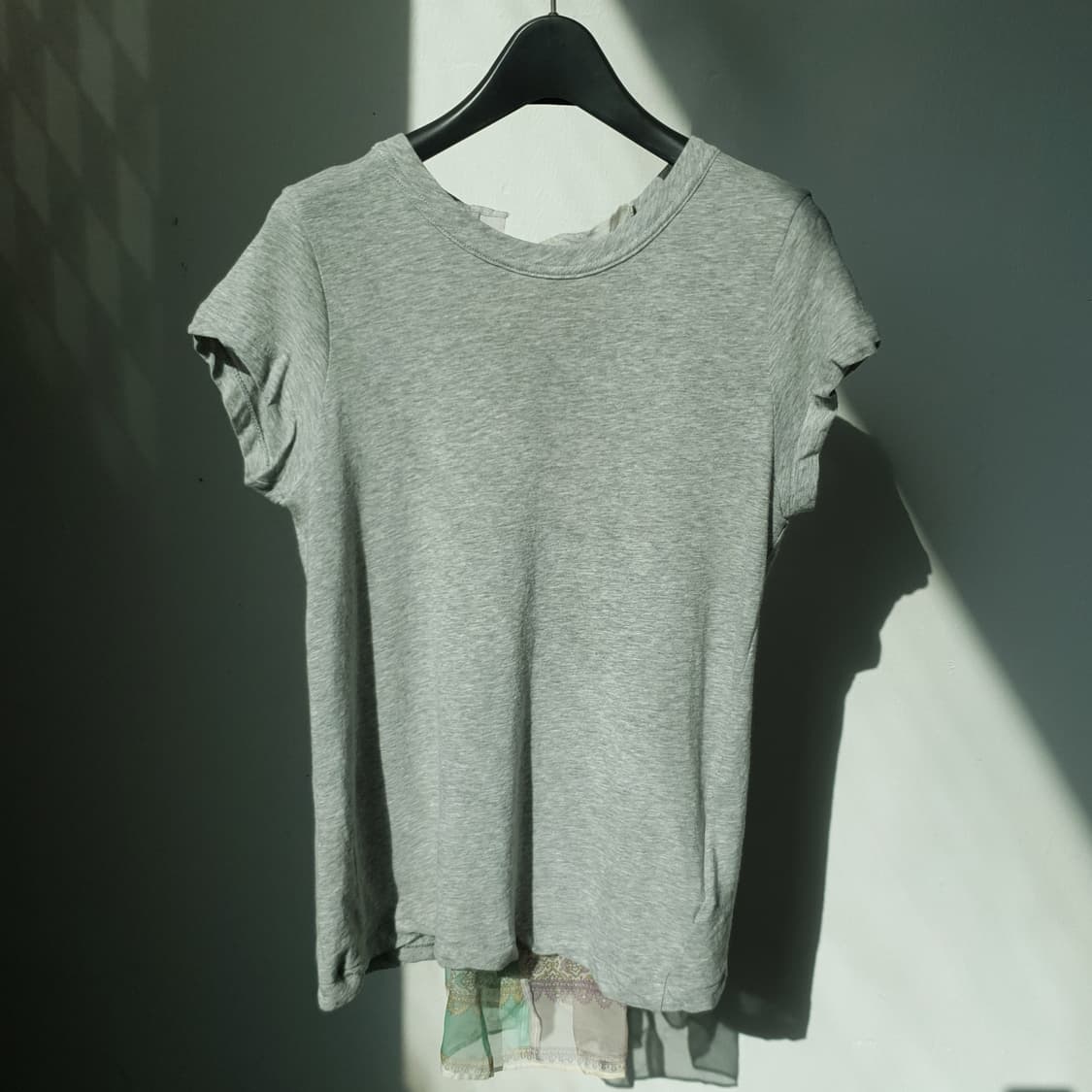 08S/S SACAI Corset Silk Layered Tee 상품이미지1