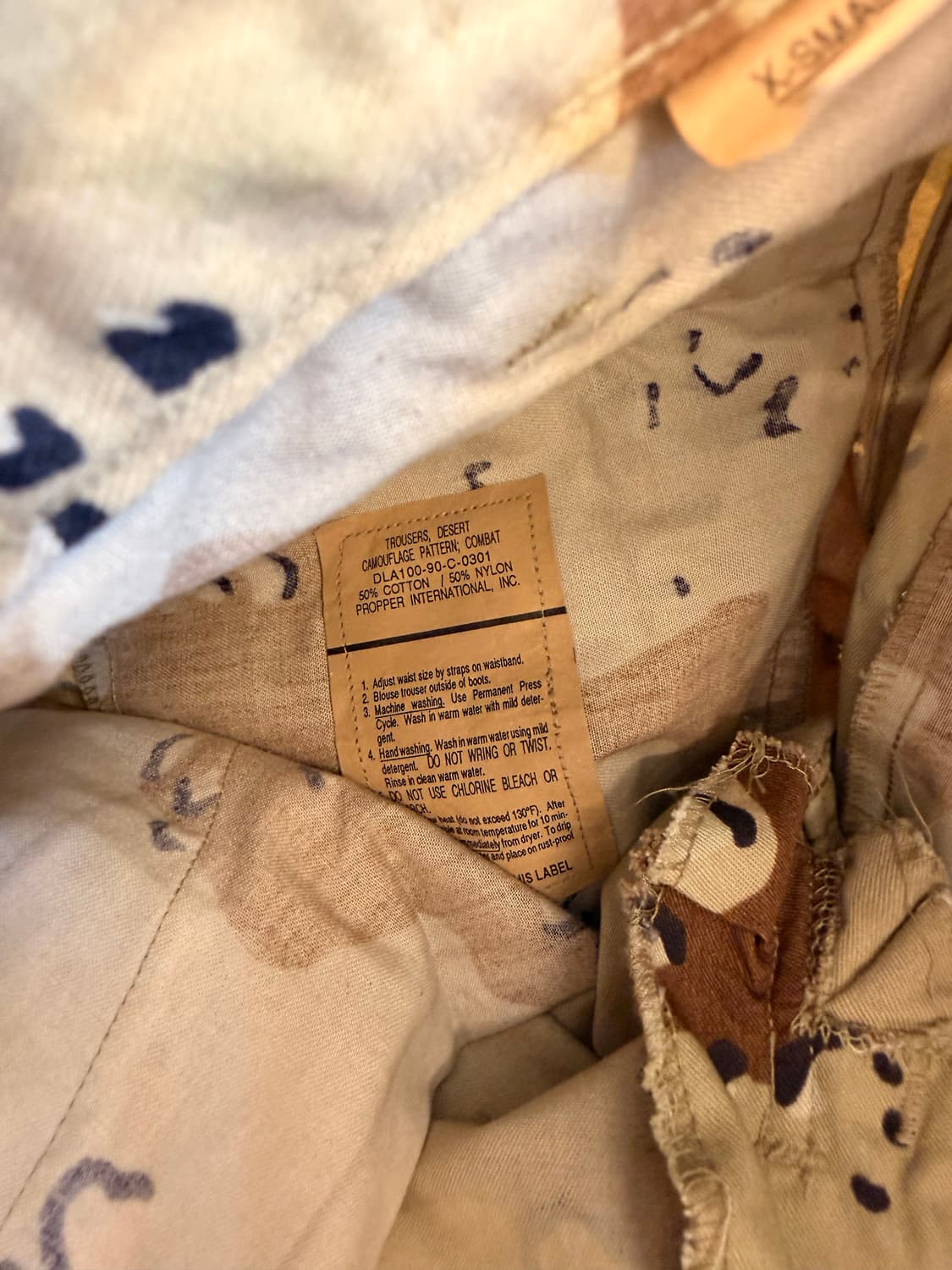 프로퍼 미군 사막 6색 카고 팬츠 XS 상품이미지6