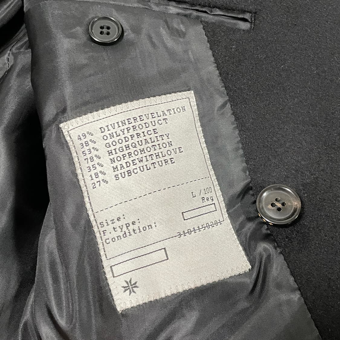 토니웩 블랙 피코트 상품이미지3