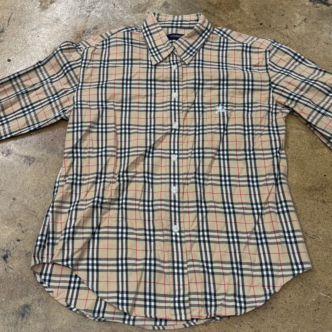 [정품/L] 버버리 클래식 체크 셔츠 b19 상품이미지3