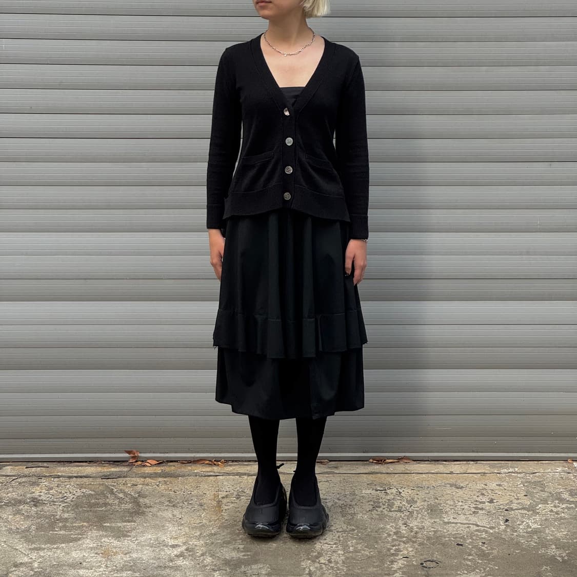 Double Layer Balloon  Black Skirt 상품이미지8