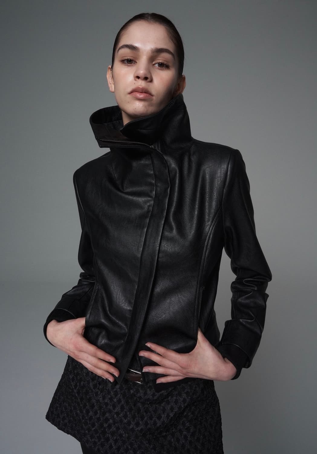 세틀포문 레더자켓 (settle for moon) 상품이미지1