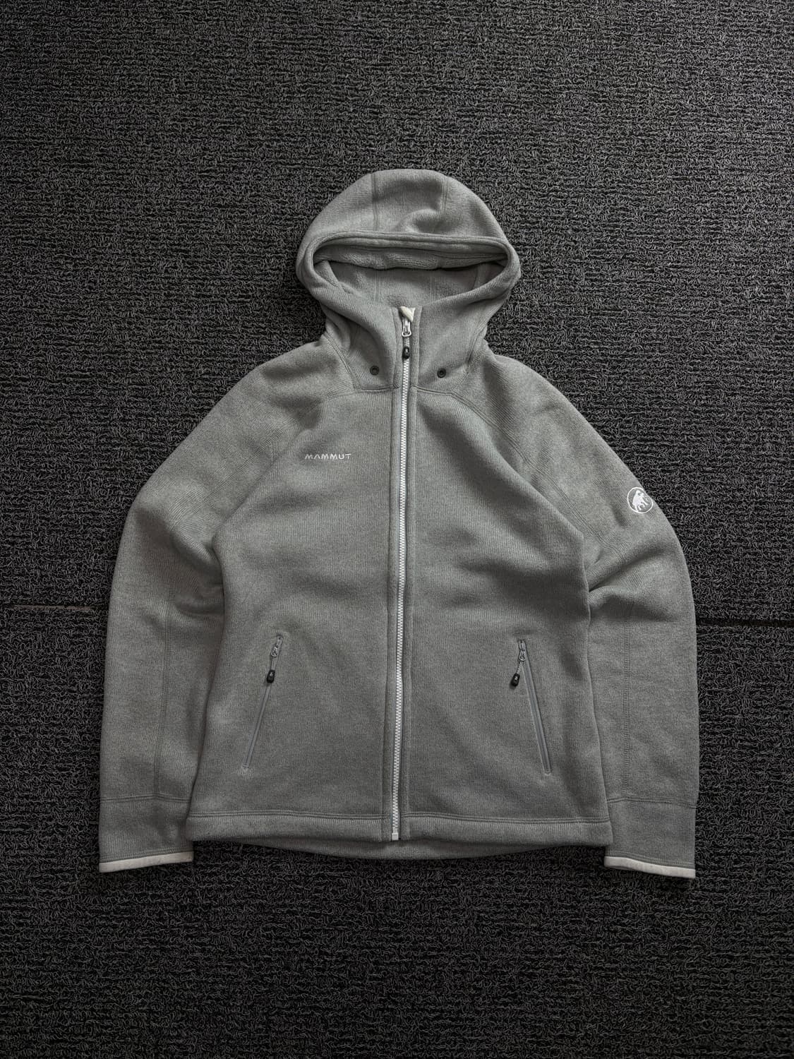 마무트 폴라텍 후디 플리스 자켓 그레이 1781 상품이미지2