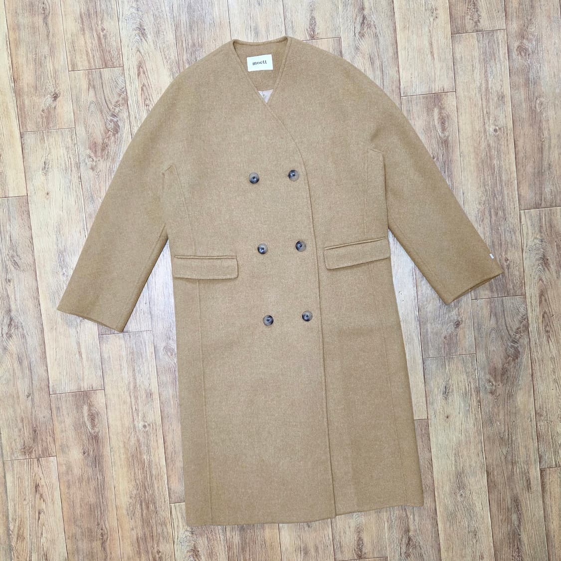 모에트(MOETT) 도슨 노카라 핸드메이드 울코트 프리사이즈 상품이미지7