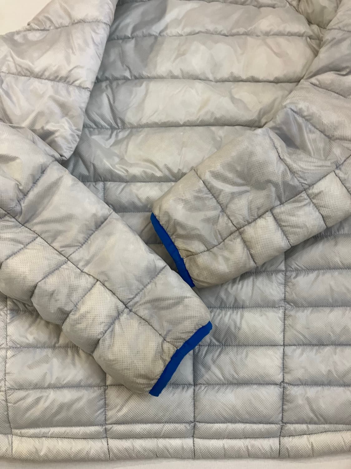 컬럼비아 고프코어 초경량패딩 스카이블루 옴니히트 상품이미지7