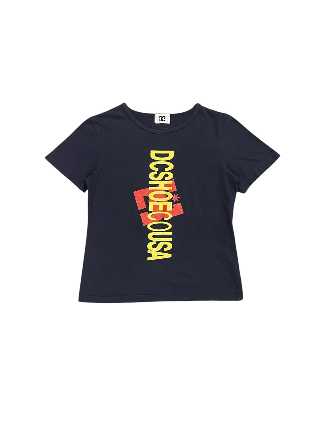 DC 레터링 네이비 반팔티셔츠 상품이미지1