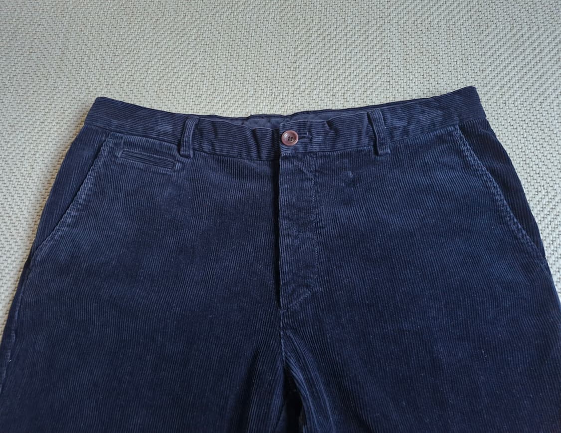 해지스 코듀로이 팬츠 네이비 33 상품이미지4