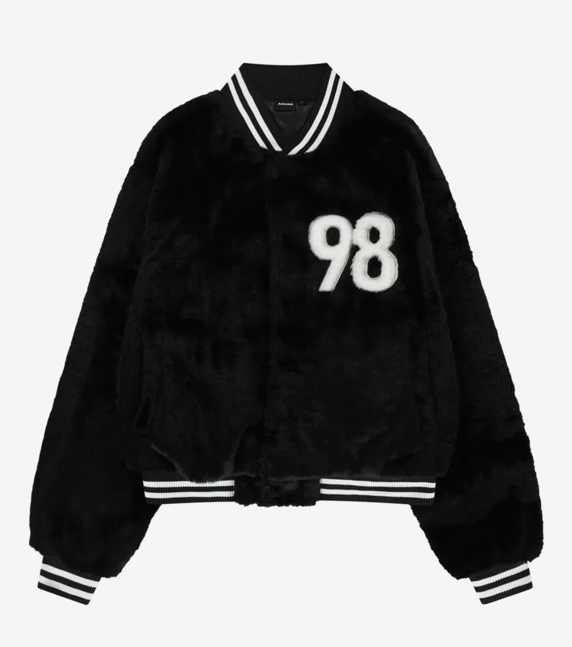 Furry 98 Varsity Jacket (Black) 상품이미지1