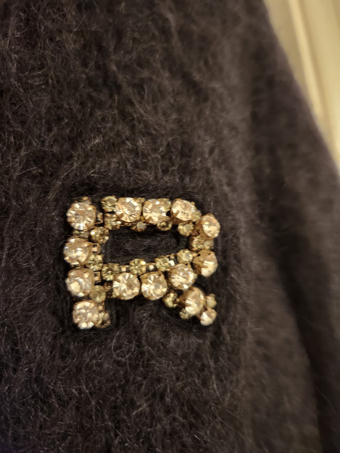 (정품)로샤스 ROCHAS 블랙 모헤어 가디건 새상품급 상품이미지5