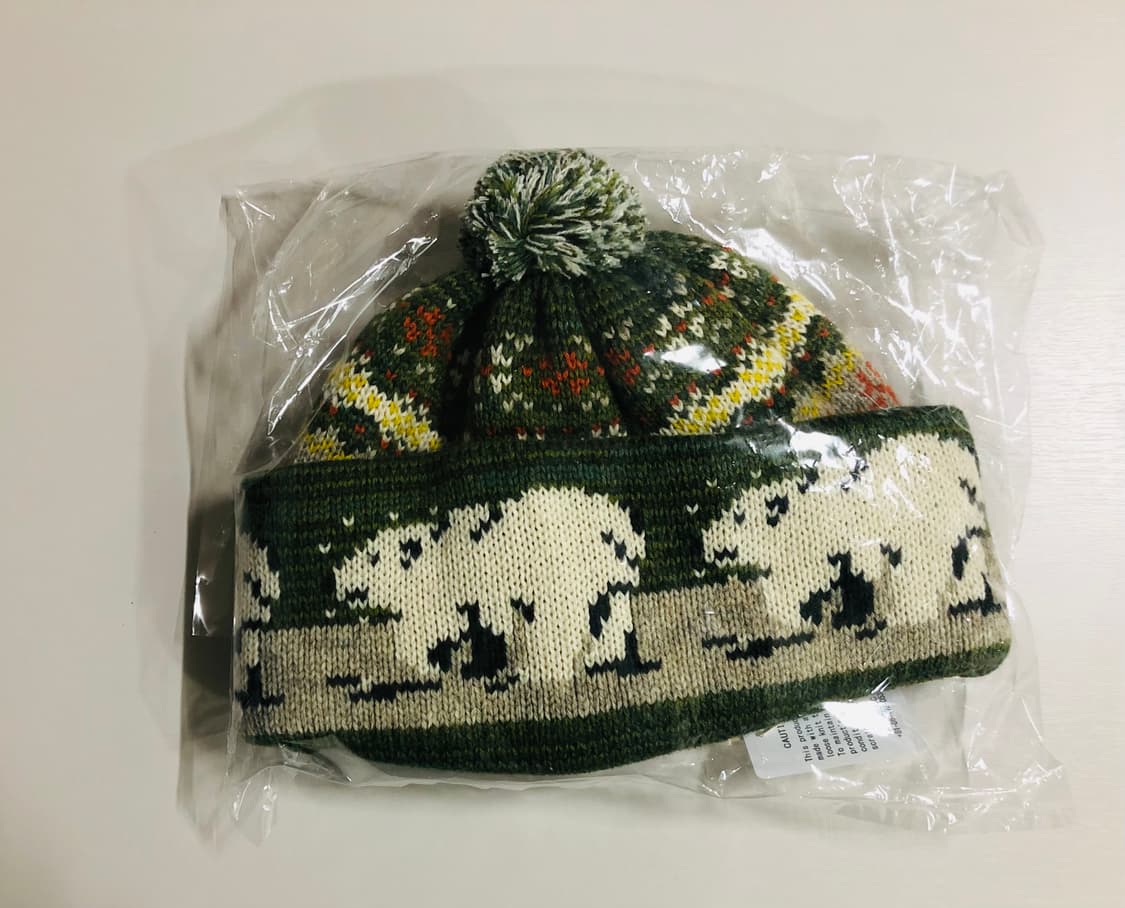 캐피탈 5G 울 폴라 베어 니트 비니 모자 상품이미지2