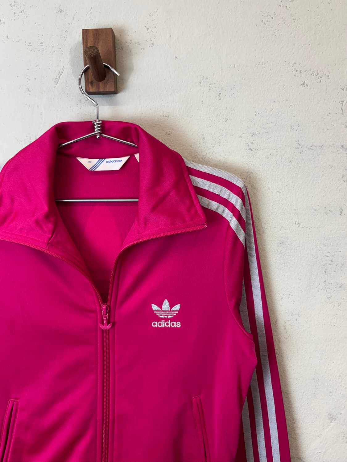 아디다스 파이어버드 삼선 트랙탑 핑크 져지 상품이미지3