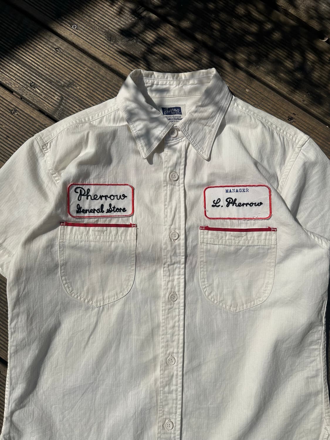 Pherrow’s Lounge patch short shirt 상품이미지8