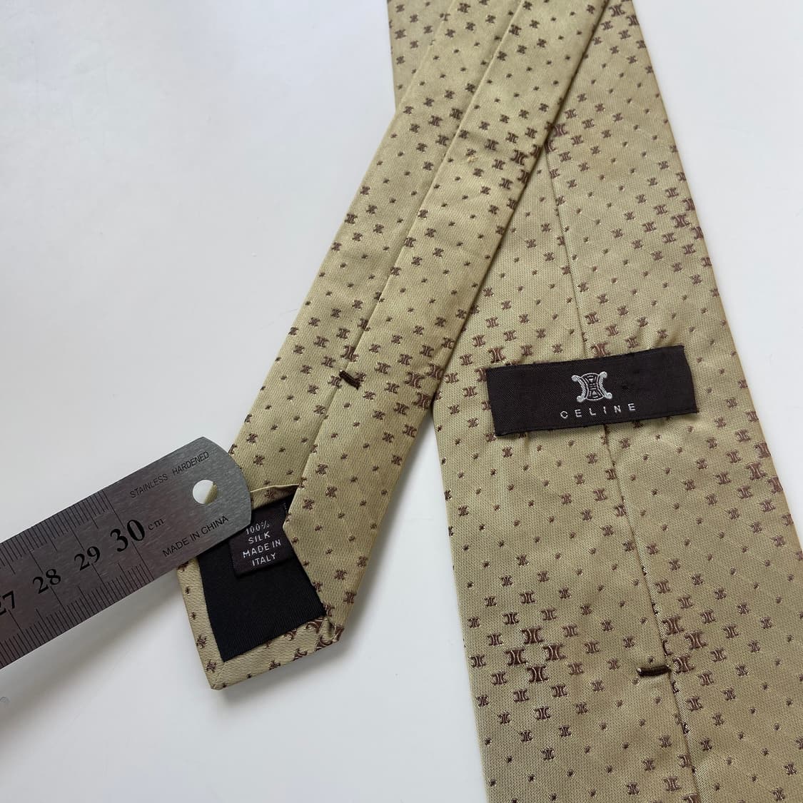 셀린느(celine) 신형라벨 모노그램 명품 정품 넥타이 상품이미지6