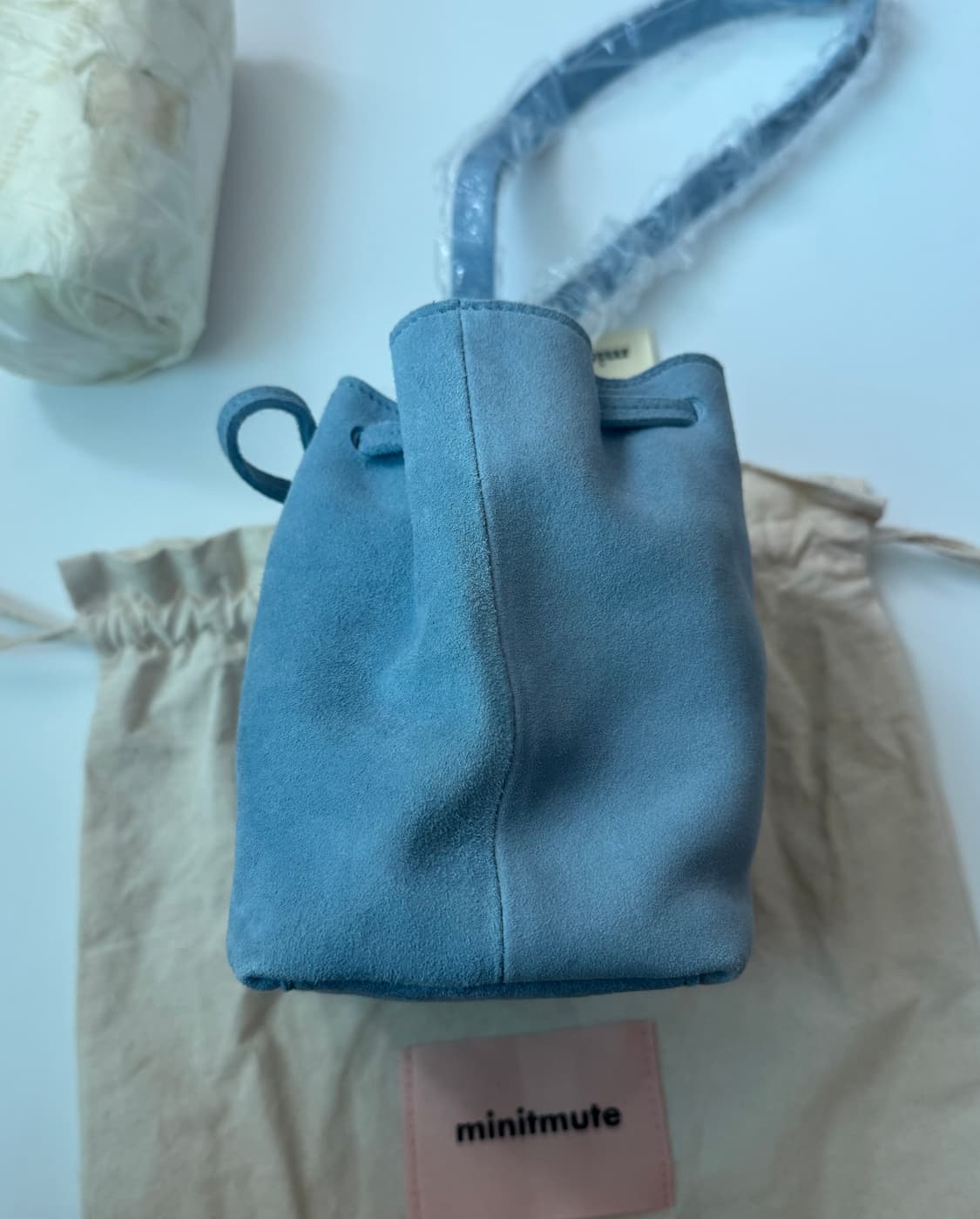 새상품) 미닛뮤트 솔티백 가든블루 상품이미지4