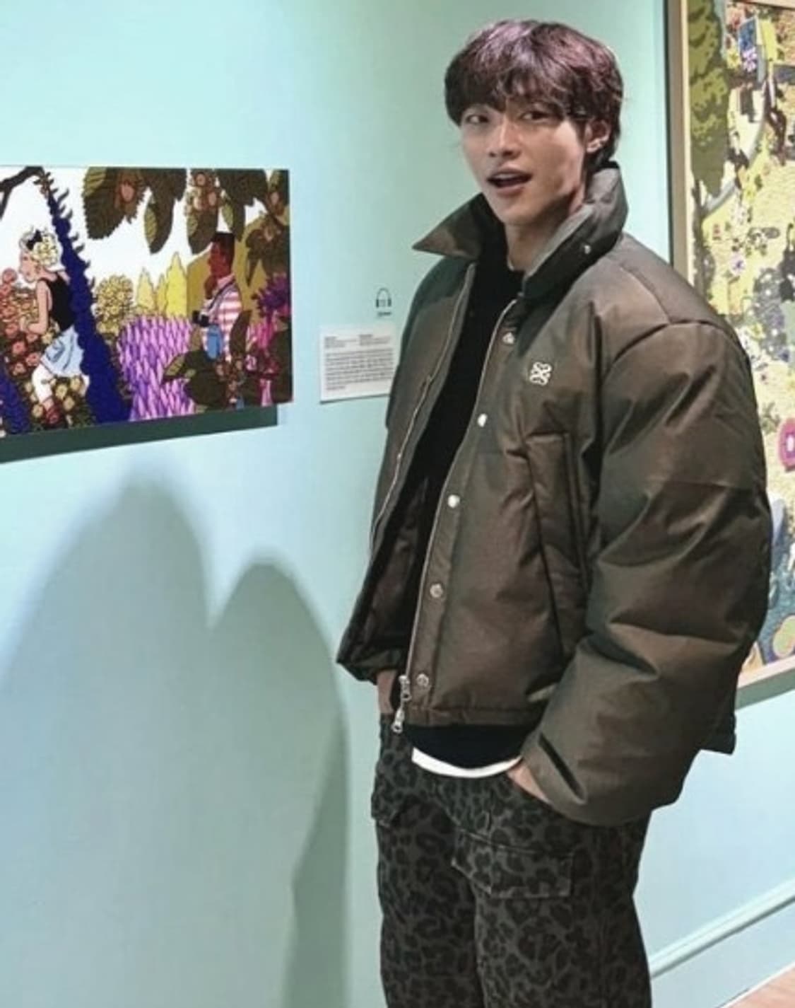 세터 레체 덕다운 패딩 그린브라운 새상품 상품이미지5