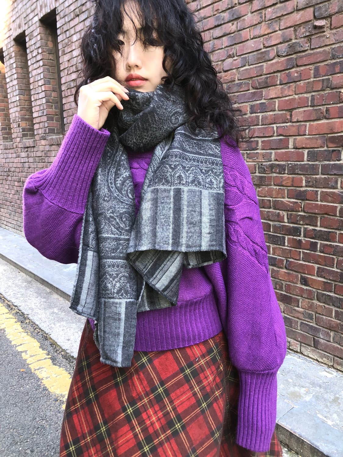 Balenciaga grey muffler 상품이미지3