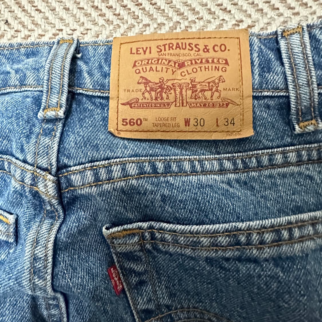 LEVI'S 560 90's canada made loose fit 상품이미지3