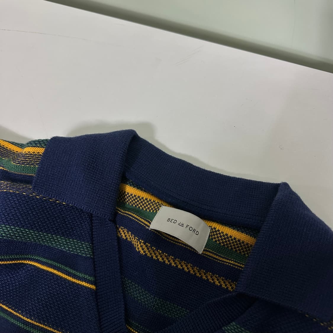 BED JW FORD 베드포드 멀티컬러 단가라 Rigger니트 상품이미지3