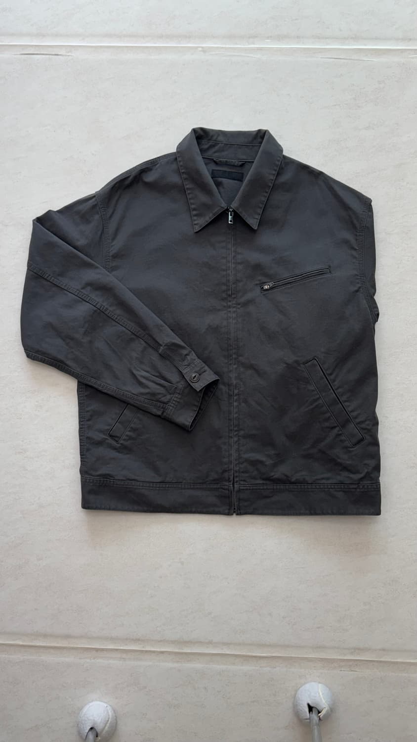 유니클로 블루종 자켓 L 그레이 워크자켓 상품이미지1