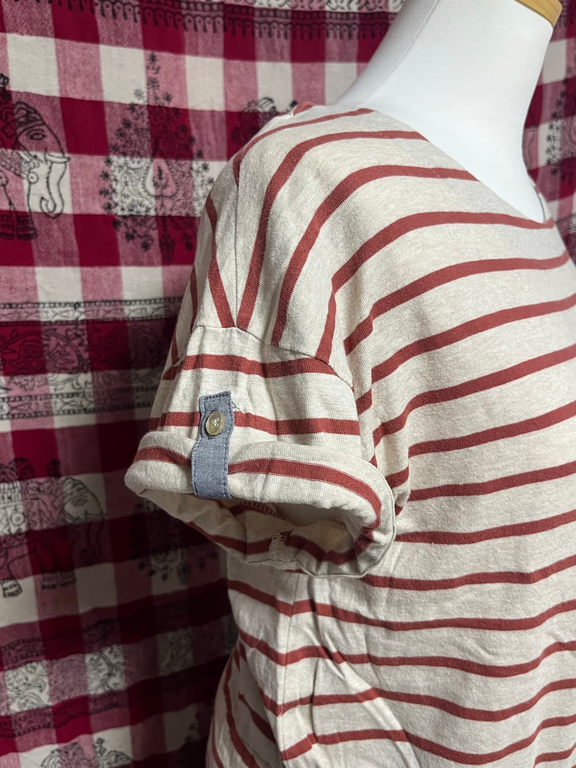 SM2 사만사모스모스 스트라이프 반팔 원피스 상품이미지3