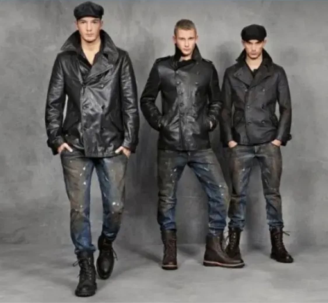 돌체앤가바나 가죽 피코트 상품이미지1