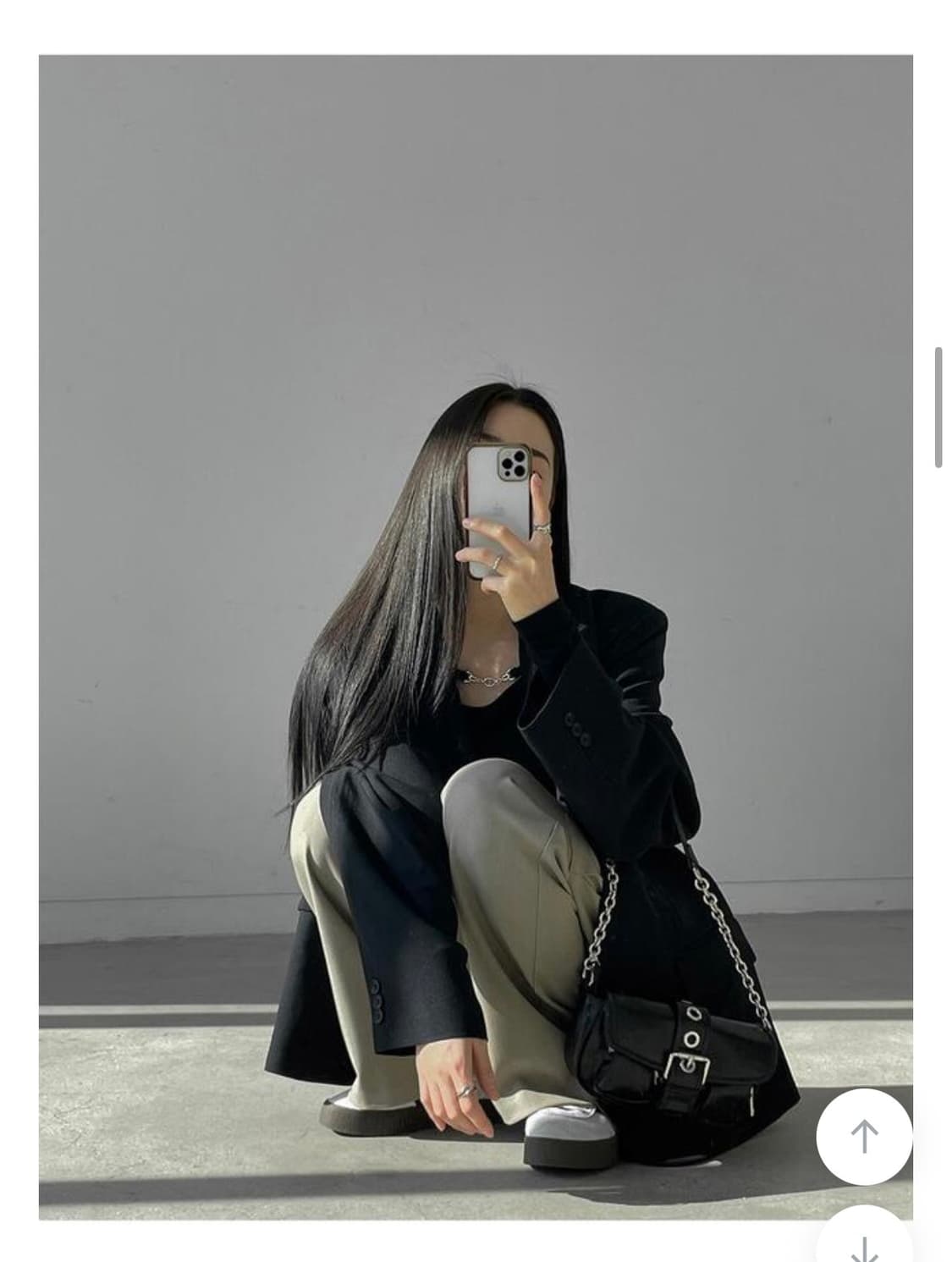 보세 블랙 체인숄더백 상품이미지2