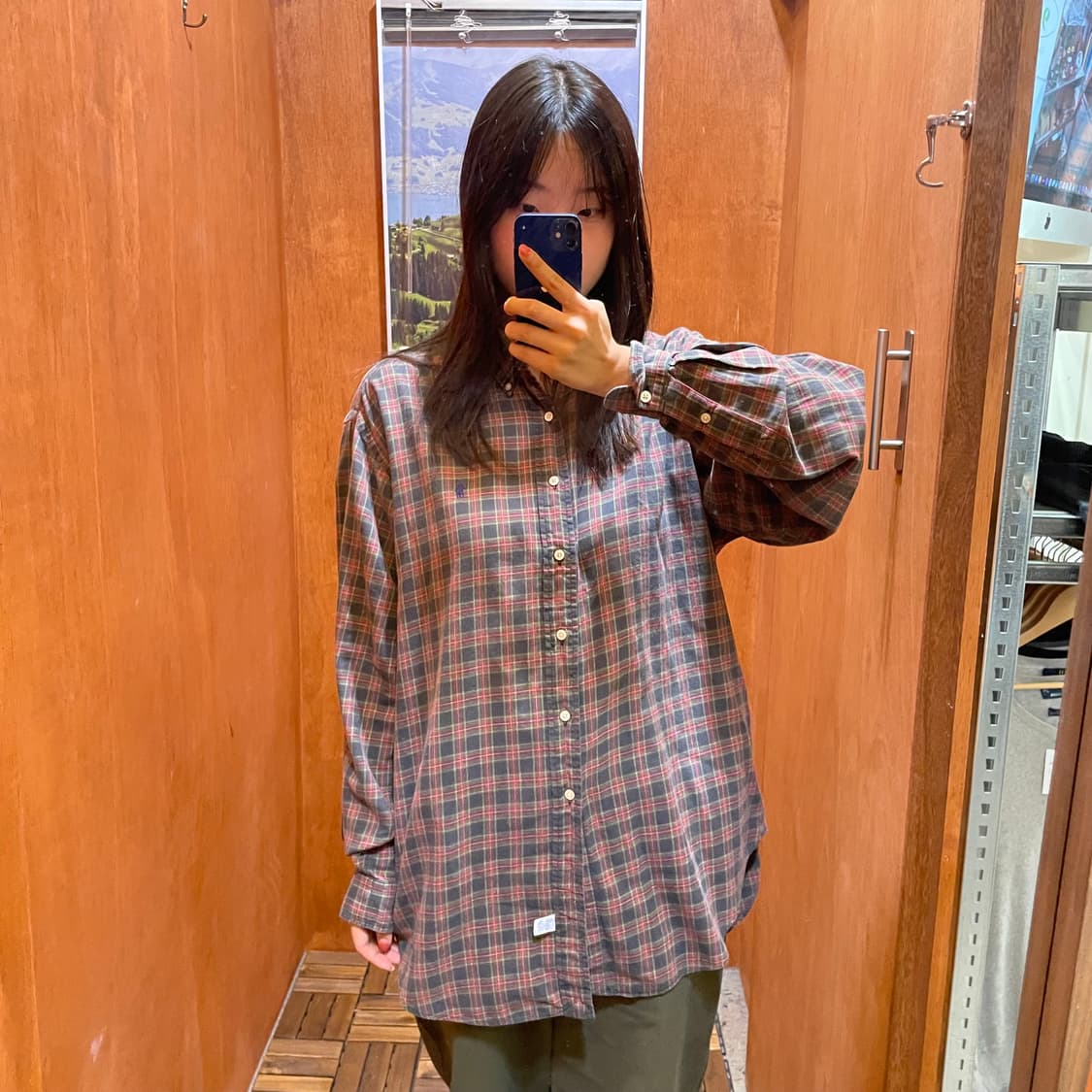  (L) POLO 폴로 랄프로렌 체크 셔츠  상품이미지2