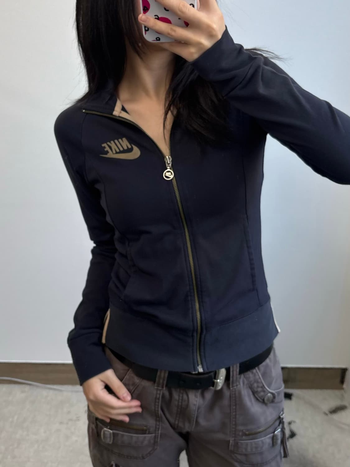 나이키 00‘s 코튼 져지 집업 상품이미지1