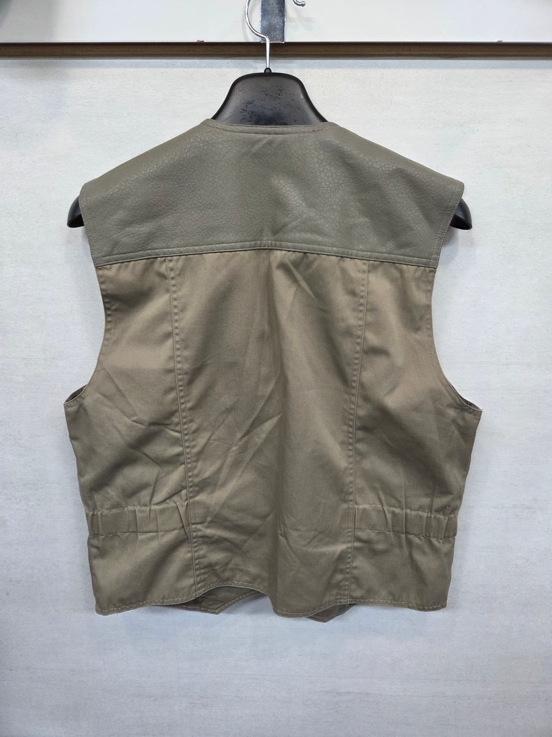 아디다스 올드스쿨 빈티지 아웃도어 피싱 가죽 코튼 조끼 L 상품이미지2