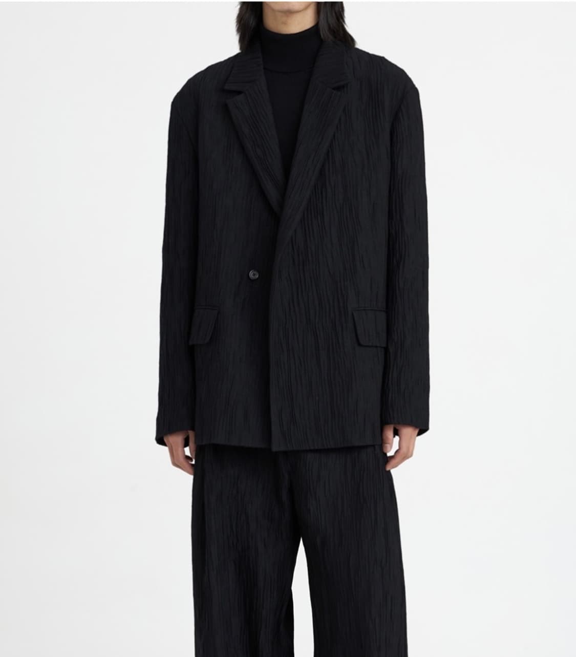 유스 / 22FW 크리즈 더블 브리스티드 자켓 / M 상품이미지1