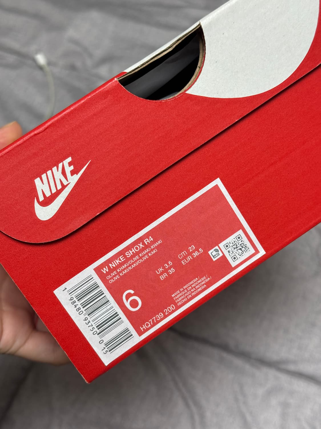 나이키 샥스 R4 W 올리브 카키 그린 쇼크 230 상품이미지7