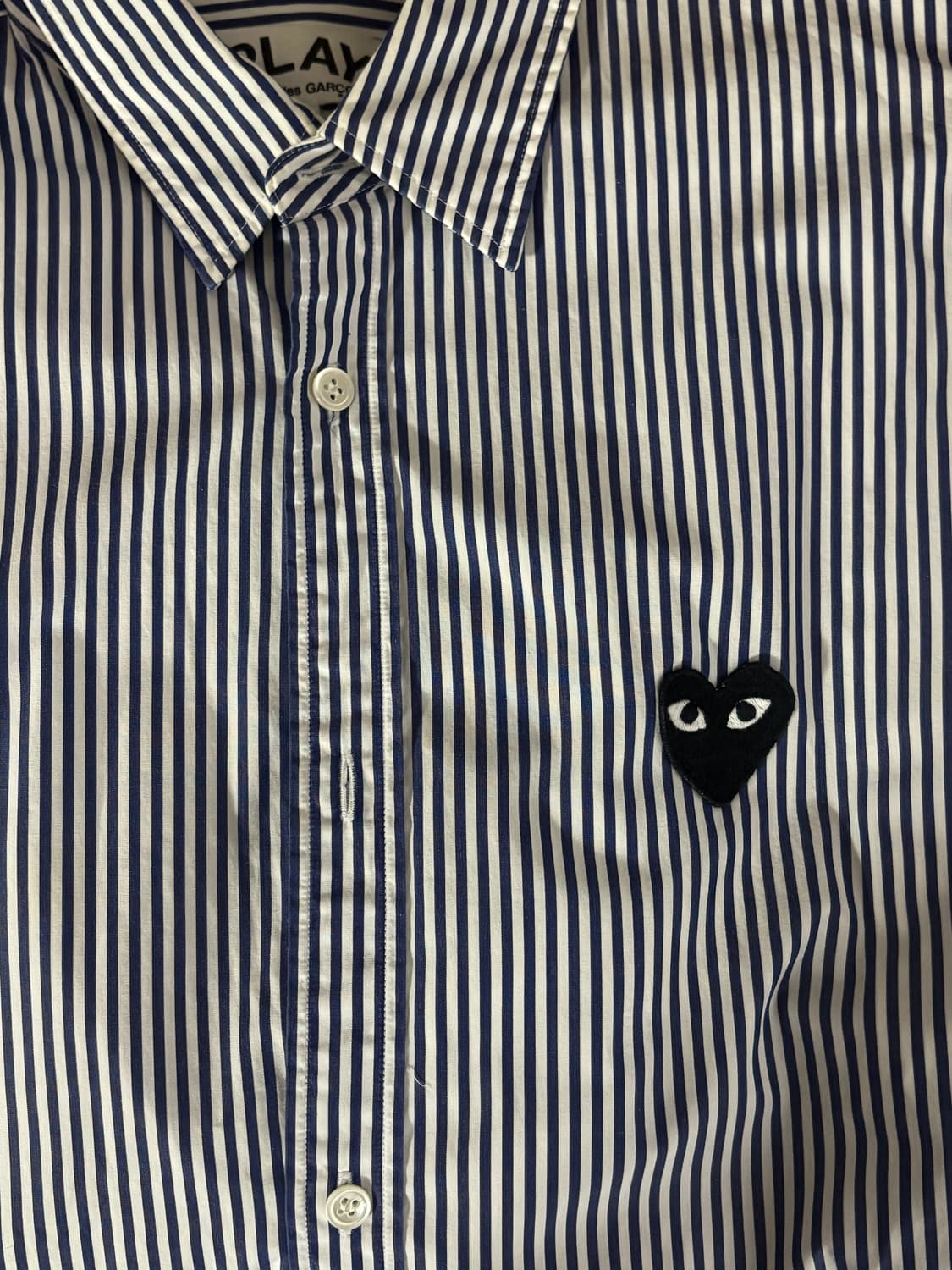 꼼데가르송 플레이 스트라이프 셔츠 상품이미지1