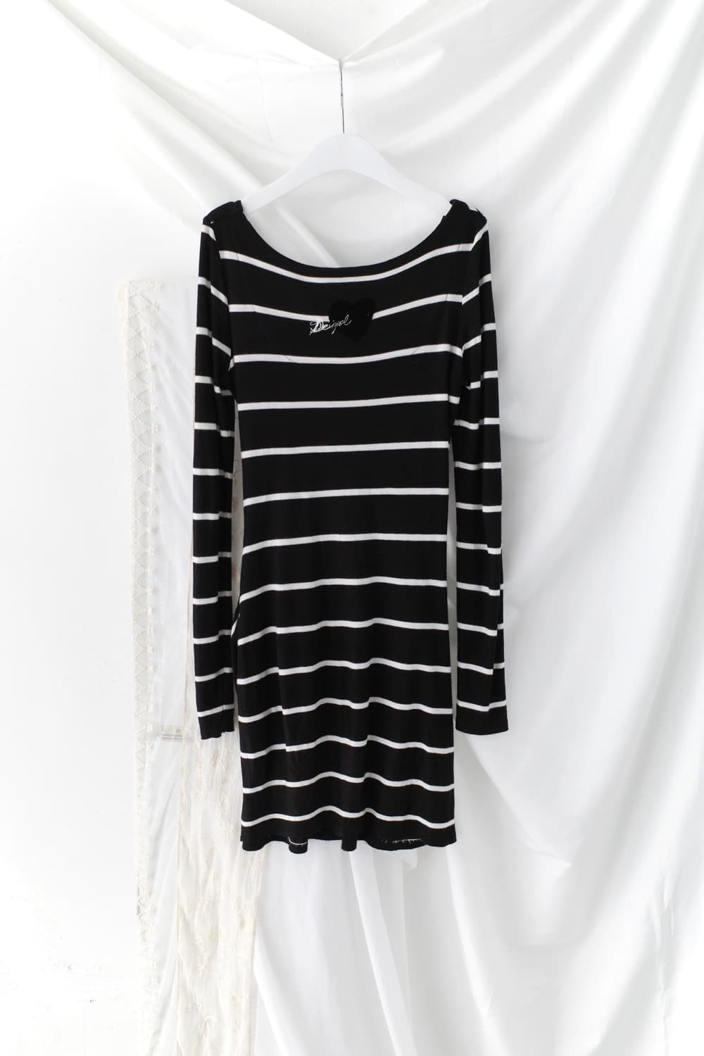 desigual) stripe draping one-piece 상품이미지2