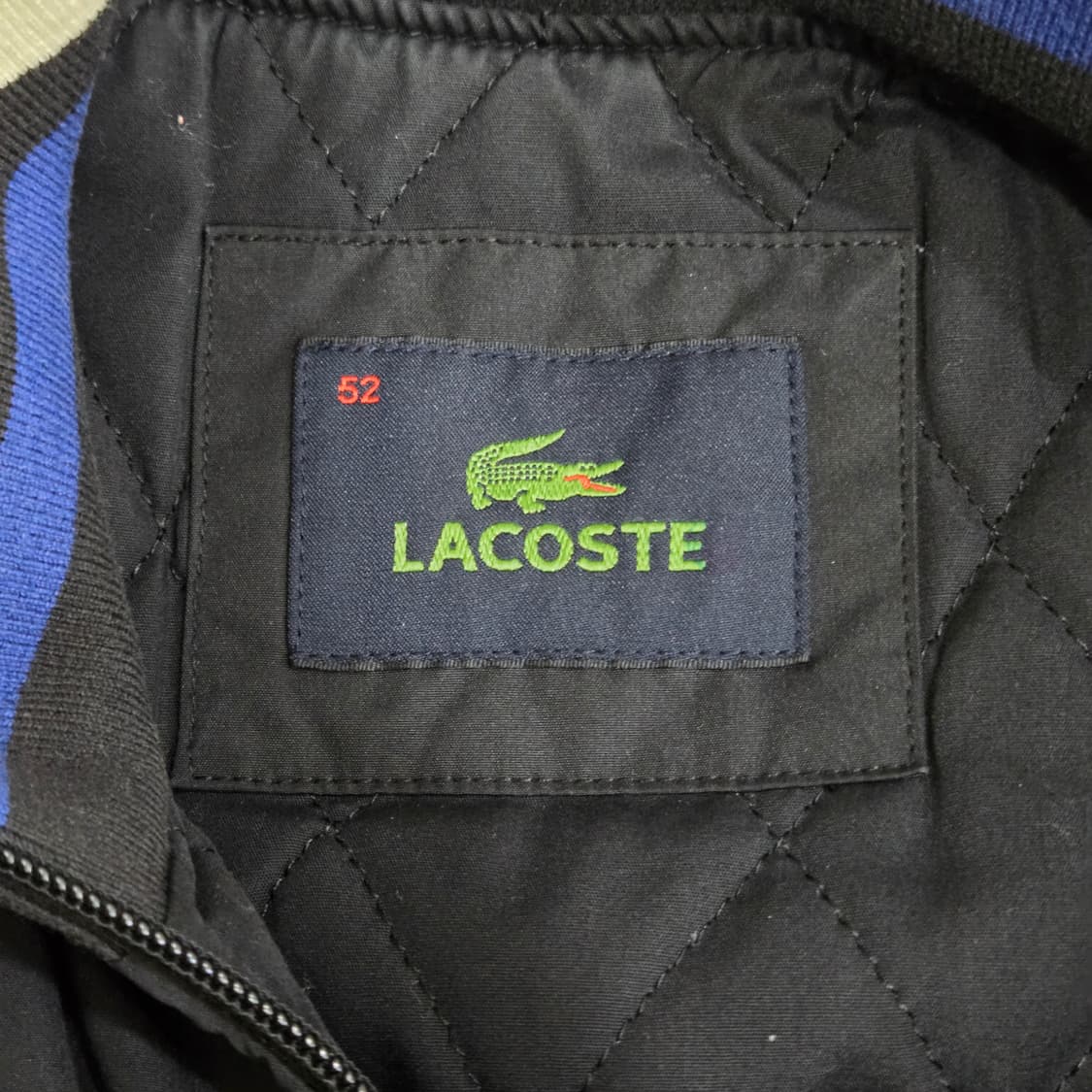 [105] LACOSTE 클래식 블루종 자켓 (블랙) 상품이미지5