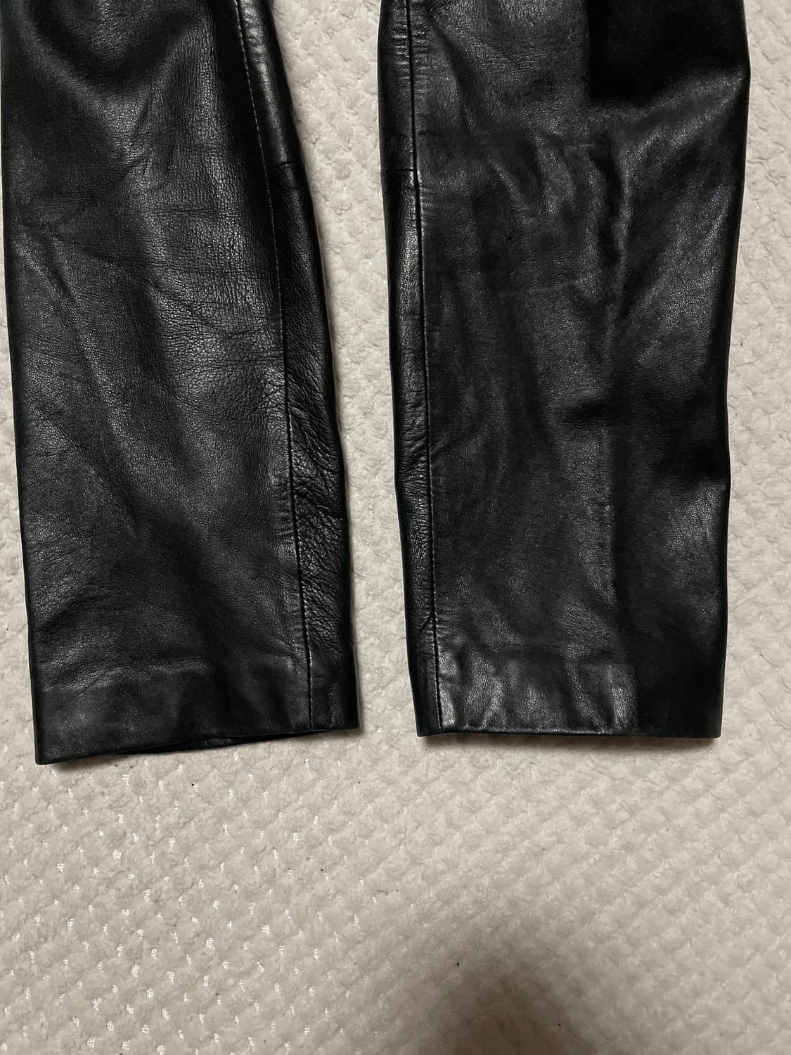 광희시장 웨스턴 무드 램스킨 양가죽 스티치 레더 자켓 상품이미지6